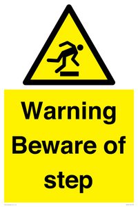 Warning Beware of step